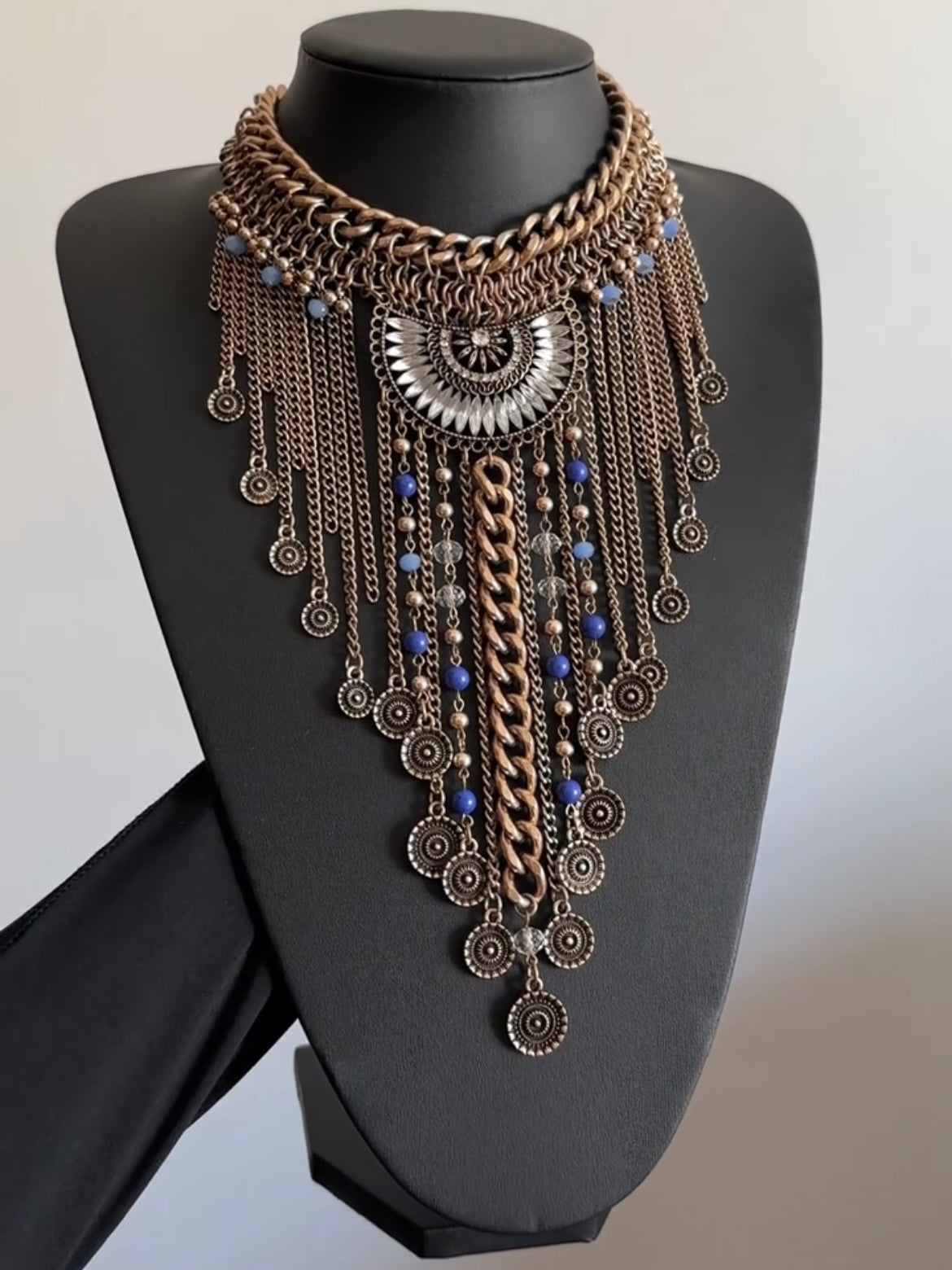 Tribal goddess necklace