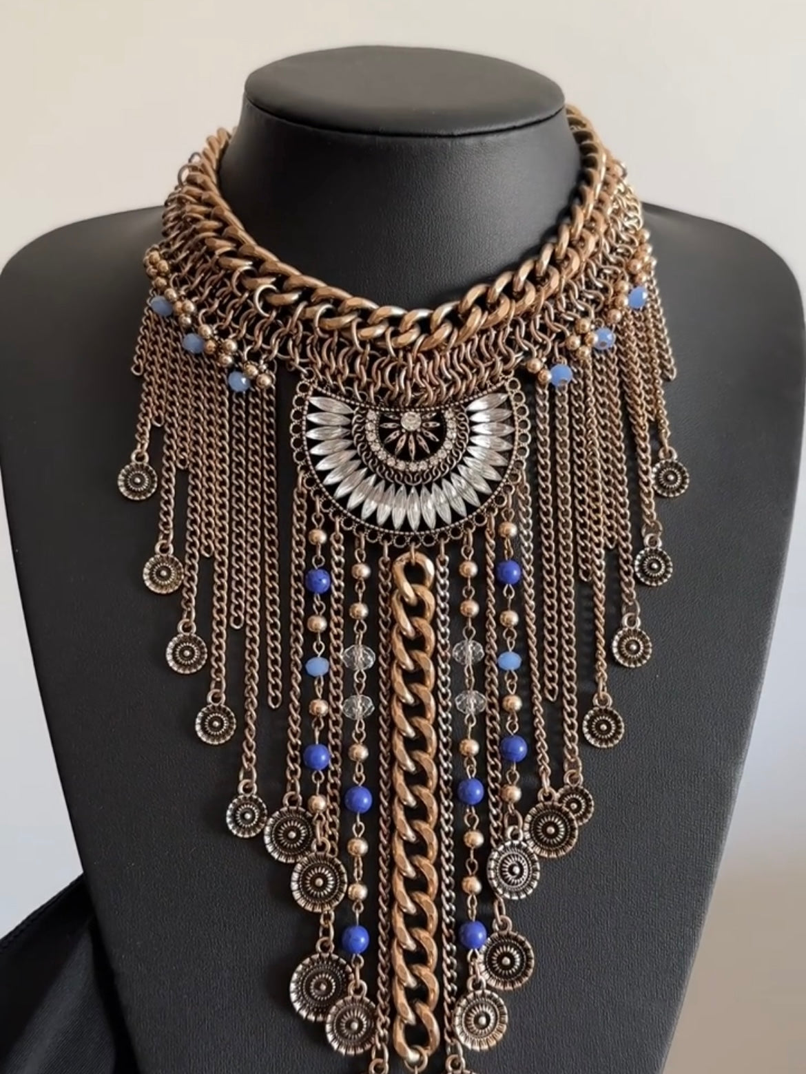 Tribal goddess necklace