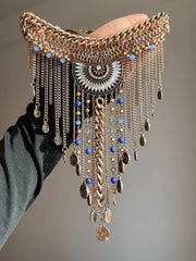 Tribal goddess necklace